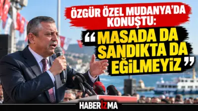 Mudanya Mütarekesi'nin 104'üncü yıl dönümü kutlamaları için Bursa'ya gelen YENİ