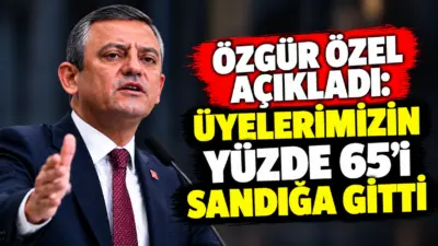 YENİ Parti Genel Başkanı Özgür Özel, TBMM Grup Toplantısı'nda hafta