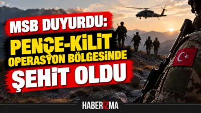 Milli Savunma Bakanlığı (MSB), Pençe-Kilit operasyon bölgesinde meydana gelen silah