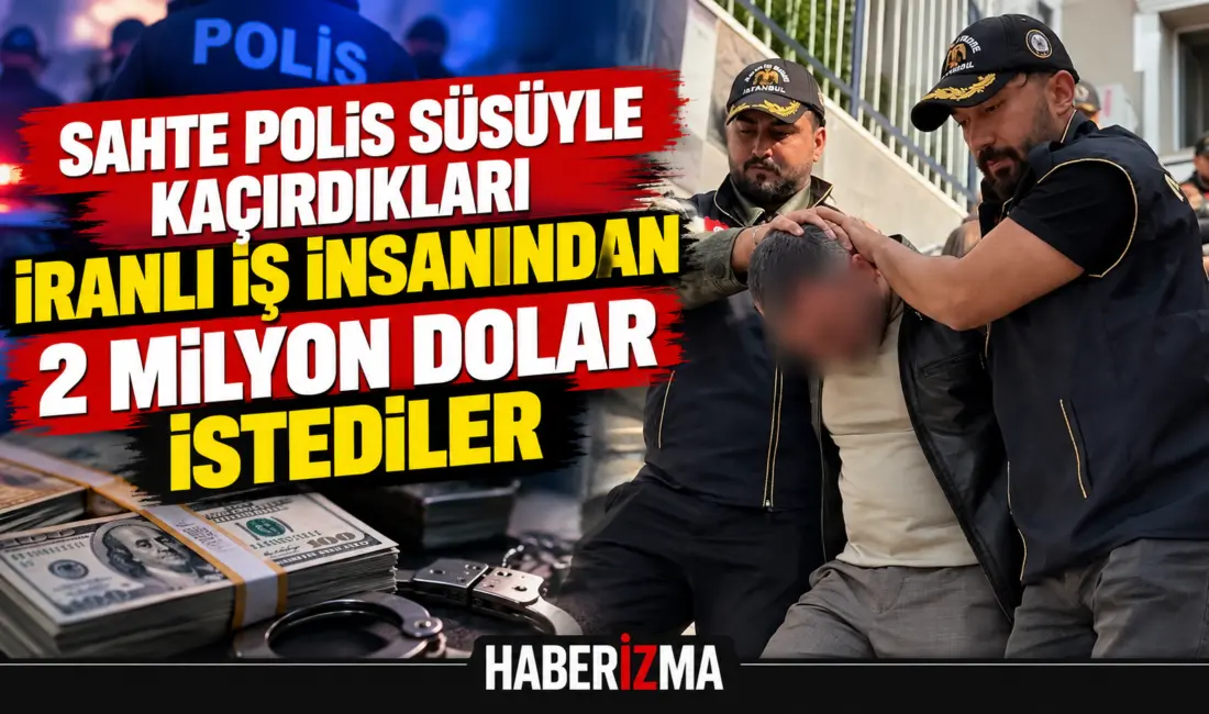 Sarıyer’de takip ettikleri İranlı iş insanını evinden çıktığı esnada sahte