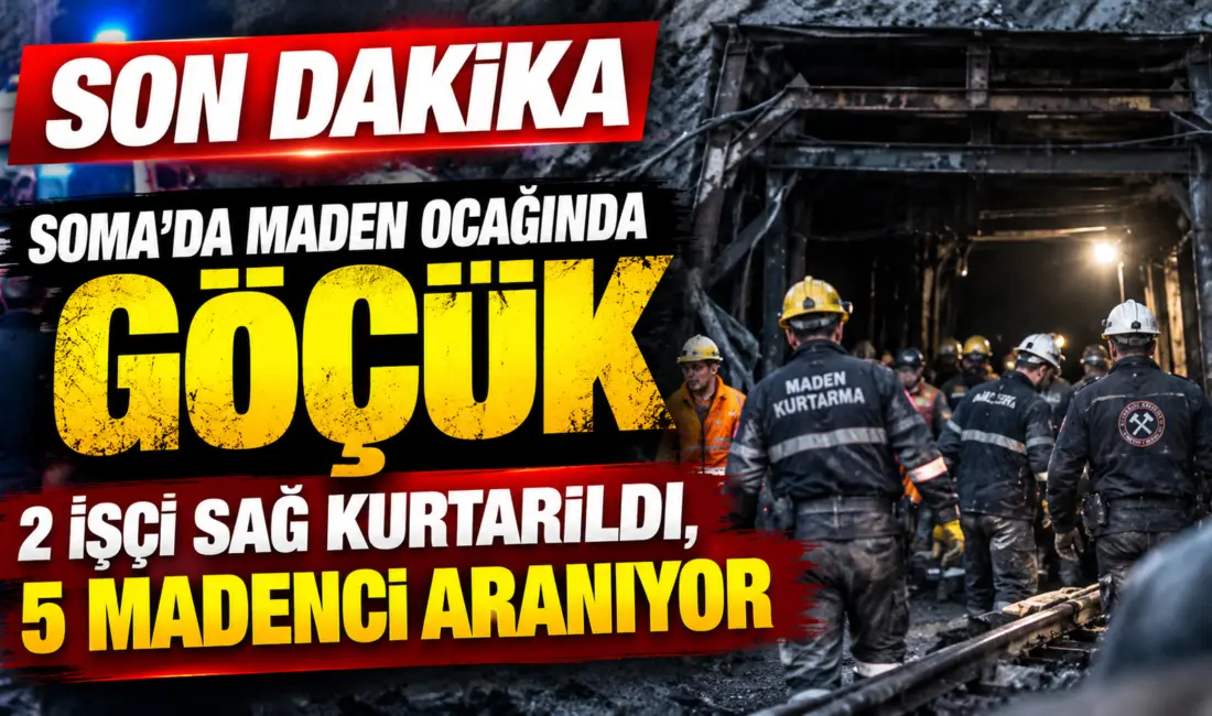 Manisa'nın Soma ilçesinde faaliyet gösteren bir yer altı maden ocağında