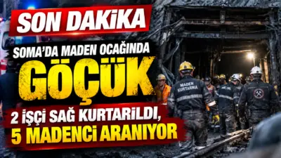 Manisa'nın Soma ilçesinde faaliyet gösteren bir yer altı maden ocağında