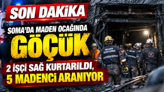 Manisa'nın Soma ilçesinde faaliyet gösteren bir yer altı maden ocağında