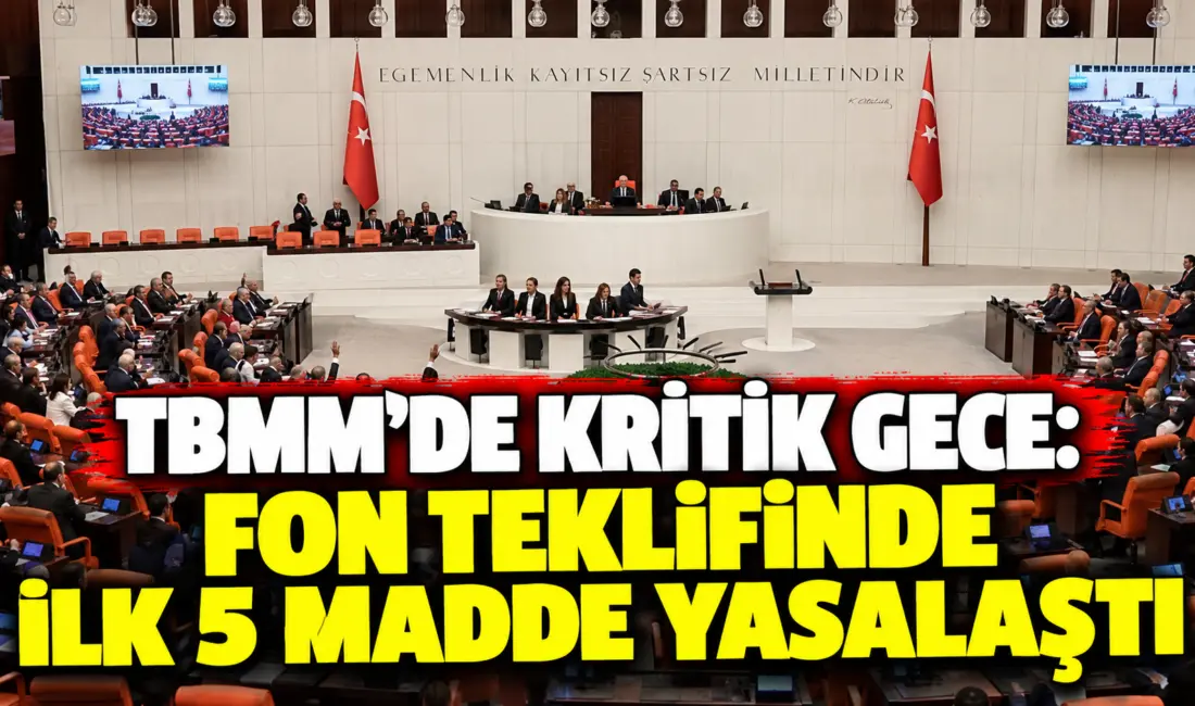 TBMM Genel Kurulu'nda görüşülen "Tasfiyesine Karar Verilen Bazı Yatırım Fonları