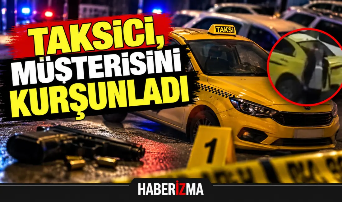 Ankara’nın Yenimahalle ilçesinde bir taksici, yolcusunu varış noktasına bırakmasının ardından