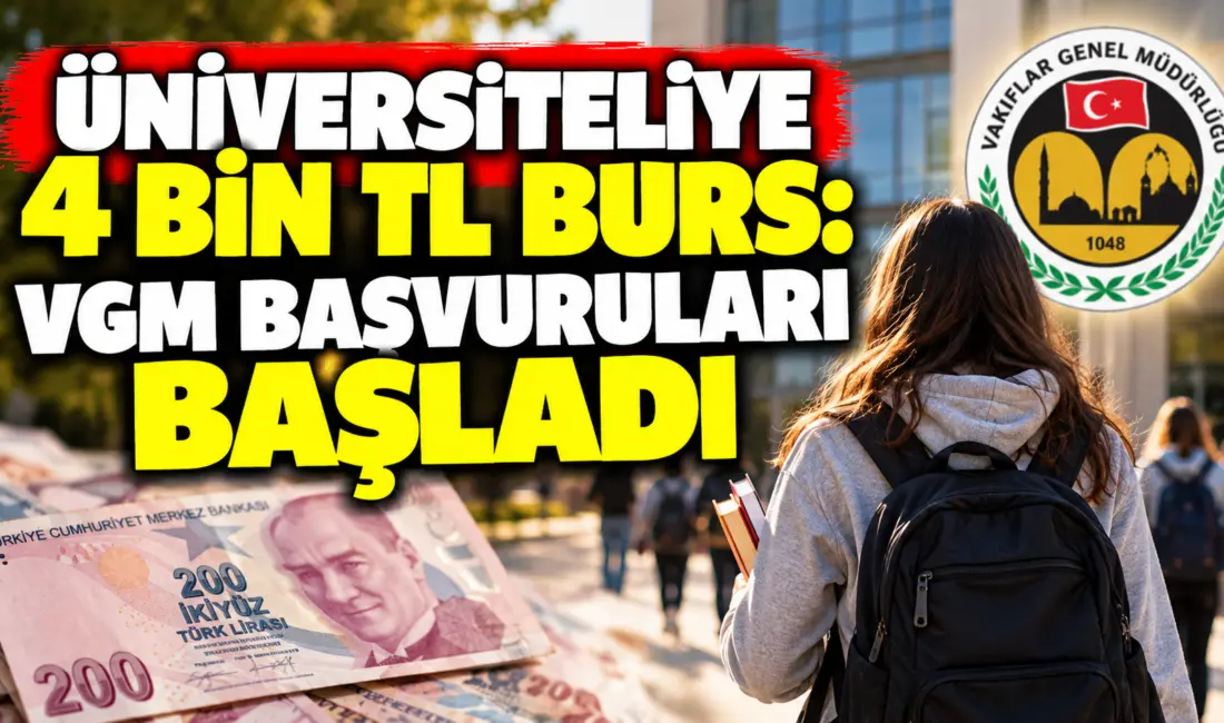 Kültür ve Turizm Bakanlığı Vakıflar Genel Müdürlüğü (VGM), 2026-2027 eğitim