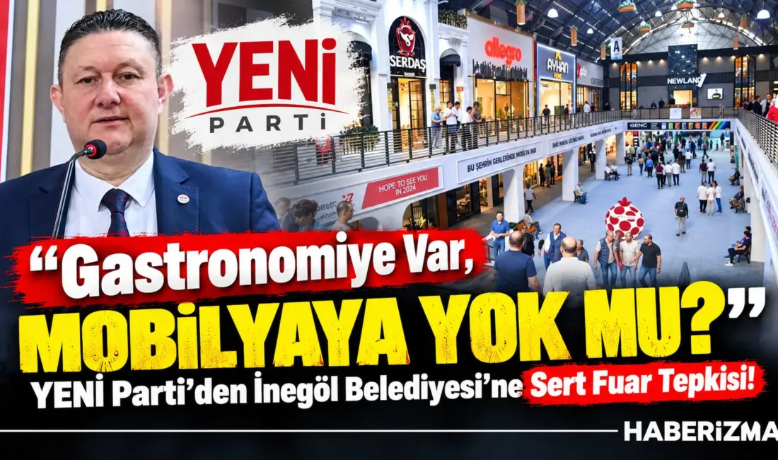 YENİ Parti İnegöl İlçe Başkanı Erkan Dönmez, 13 Ekim’de kapılarını