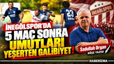 Zor günler geçiren, Sultansu İnegölspor 5 maç sonra umutları yeşerten
