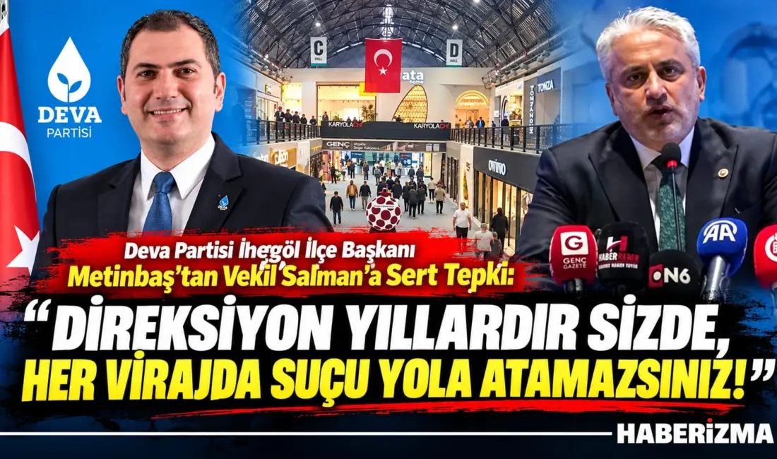 MODEF İnegöl Mobilya Fuarı’nın açılışında konuşan AK Parti Bursa Milletvekili