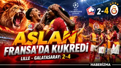 Galatasaray, UEFA Şampiyonlar Ligi’nin 3. haftasında deplasmanda Fransız temsilcisi Lille’i