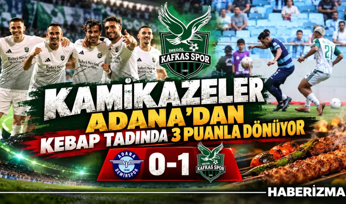 Nesine 2. Lig Beyaz Grup’ta mücadele eden Kafkasspor, Adana deplasmanında