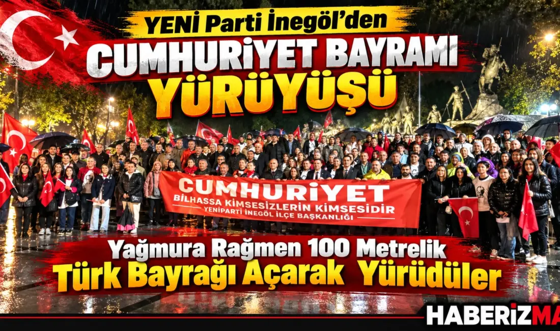 YENİ Parti İnegöl İlçe Başkanlığı tarafından 29 Ekim Cumhuriyet Bayramı