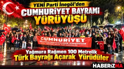 YENİ Parti İnegöl İlçe Başkanlığı tarafından 29 Ekim Cumhuriyet Bayramı