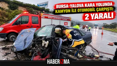 Bursa-Yalova kara yolu Orhangazi Küçük Sanayi Sitesi Kavşağı’nda meydana gelen
