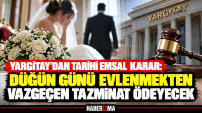 Yargıtay 2. Hukuk Dairesi, düğün hazırlıkları tamamlanmışken telefon açıp "Ben