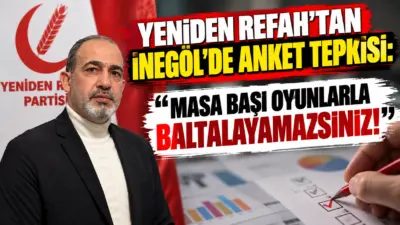 Yeniden Refah Partisi İnegöl AR-GE Başkanı Yahya Eker, kamuoyuna servis