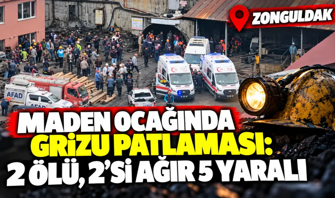 Zonguldak’ın Kilimli ilçesine bağlı Gelik beldesinde özel bir maden ocağında
