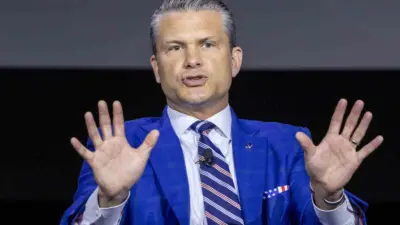 ABD Savunma Bakanı Pete Hegseth, ABD Ordusu Derneği Konferansı’nda konuştuğu