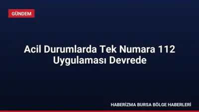Acil yardım hizmetlerini tek numarada birleştiren 112 sistemi ve Hayat