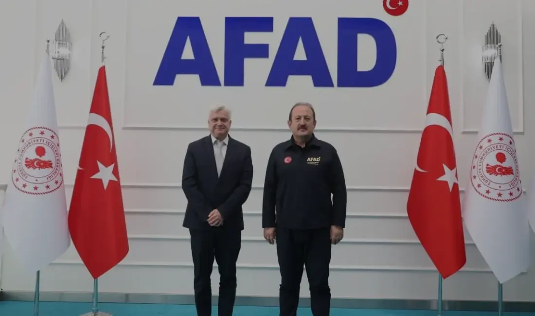 AFAD Başkanı Vali Ali Hamza Pehlivan, UNICEF Bölge Direktörü Edouard