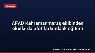 AFAD Kahramanmaraş İl Müdürlüğü, Ticaret ve Sanayi Odası Ticaret Mesleki