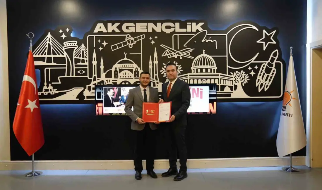 AK Parti Kütahya İl Gençlik Kolları Başkanlığı görevine Oğuzhan İnce