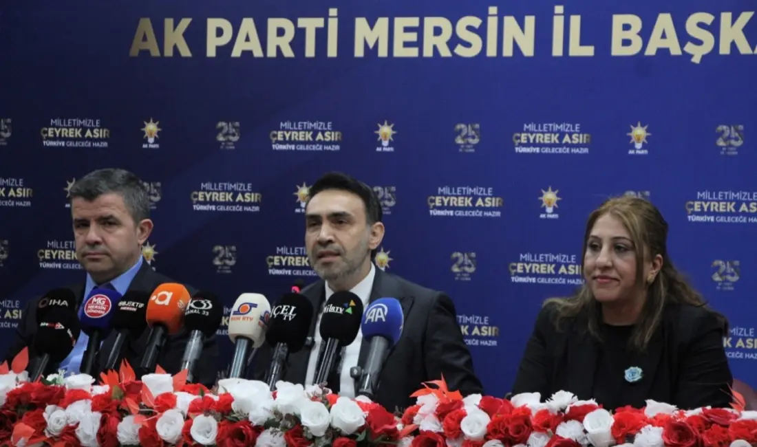 AK Parti Mersin İl Başkanı Adem Aldemir, partinin kuruluşundan bugüne