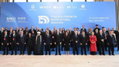 Azerbaycan Cumhurbaşkanı İlham Aliyev, Bakü’de düzenlenen 7. Dünya Kültürlerarası Diyalog
