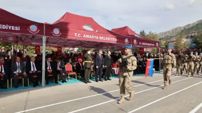 Amasya’da 29 Ekim Cumhuriyet Bayramı’nın 103. yılı coşkuyla kutlandı. Kutlamalar