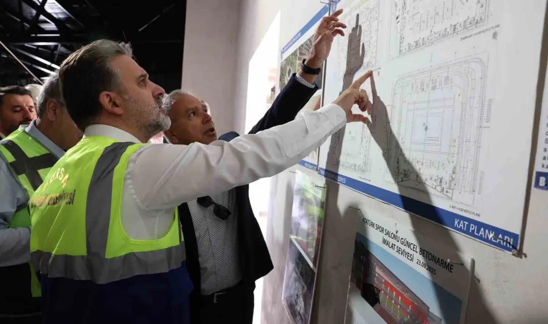 Bursa Büyükşehir Belediye Başkan Vekili Şahin Biba, imalatı süren Atatürk