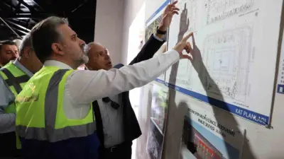 Bursa Büyükşehir Belediye Başkan Vekili Şahin Biba, imalatı süren Atatürk