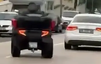 Bursa’da bir şahıs, ATV ile drift ve makas attı. Korku