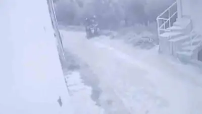 Bursa’da patika yolda seyir halindeyken bir anda tarlaya uçan 30