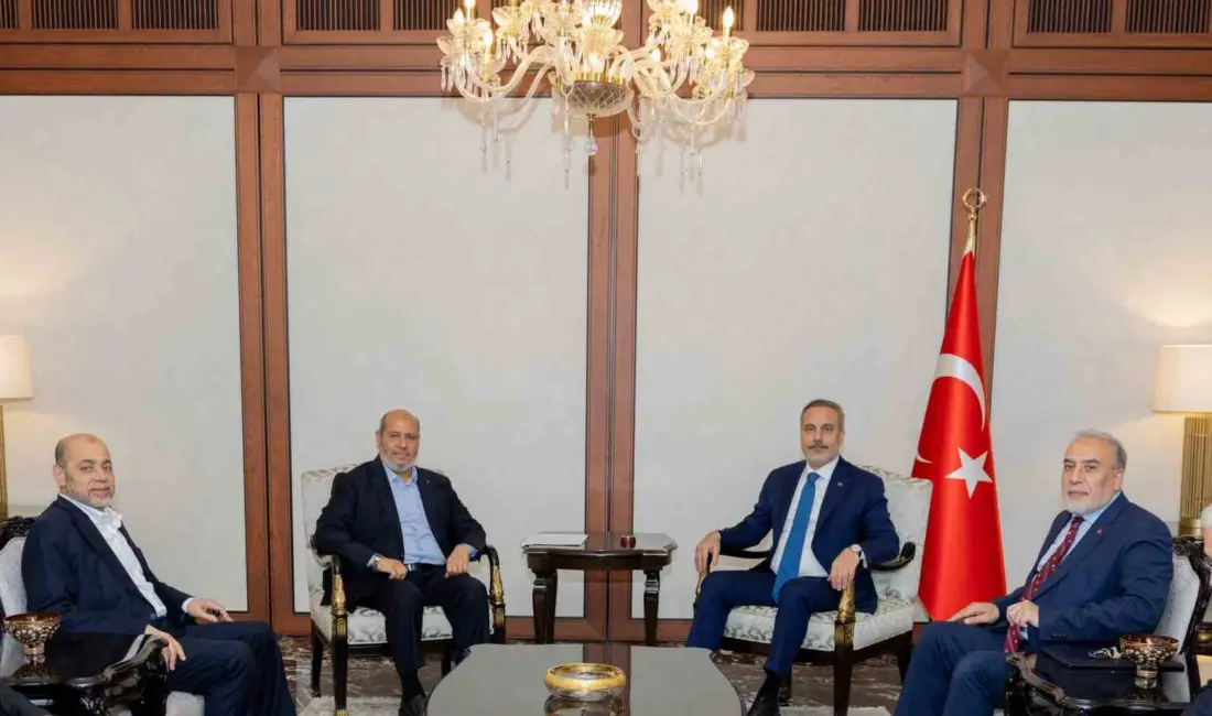 Dışişleri Bakanı Hakan Fidan, Hamas Siyasi Büro Şefi Halil el-Hayye