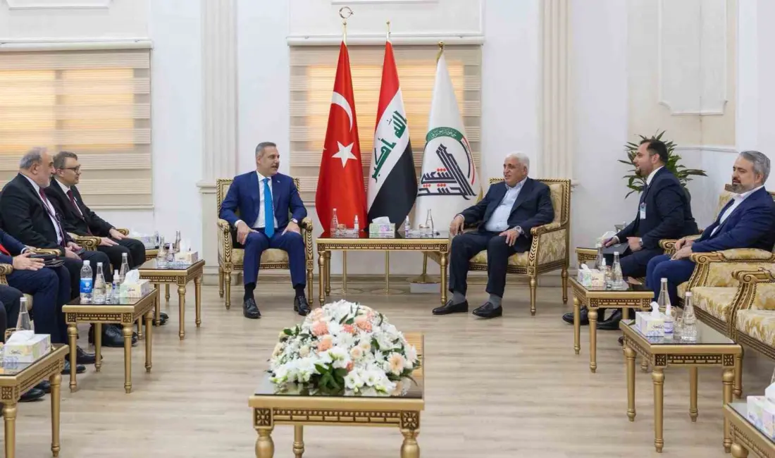 Dışişleri Bakanı Hakan Fidan, Bağdat’ta Haşdi Şabi Komisyonu Başkanı Falih