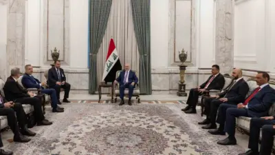 Dışişleri Bakanı Hakan Fidan, Bağdat’ta Irak Cumhurbaşkanı Nizar Amedi tarafından