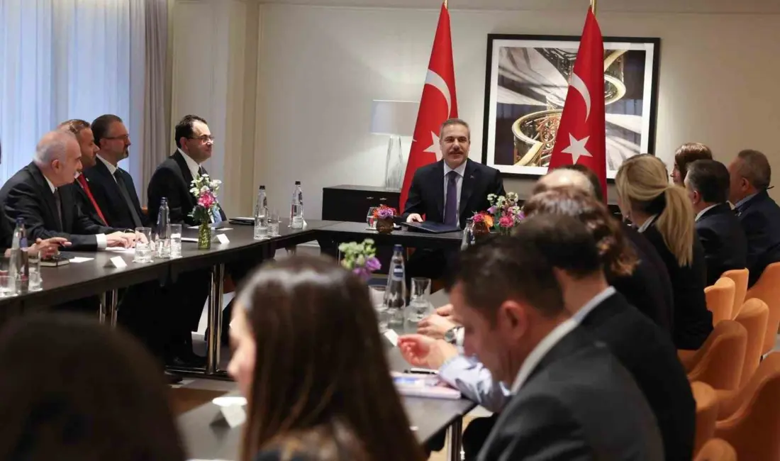 Dışişleri Bakanı Hakan Fidan, Belçika temasları kapsamında sivil toplum kuruluşu
