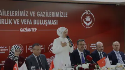 Bakan Mahinur Özdemir Göktaş, Gaziantep'te şehit aileleri ve gazilerle bir