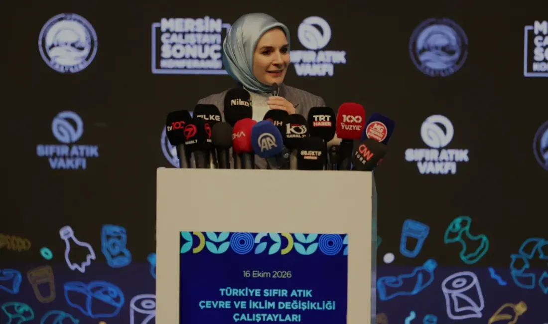 Bakan Mahinur Özdemir Göktaş, Mersin'de Sıfır Atık Hedef Belgesi'ni açıklayarak