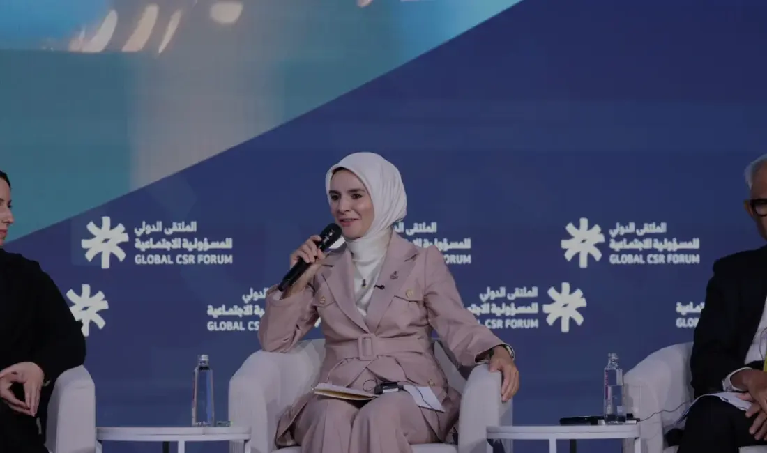 Bakan Mahinur Özdemir Göktaş, Riyad'da düzenlenen forumda Türkiye'nin sosyal sorumluluk
