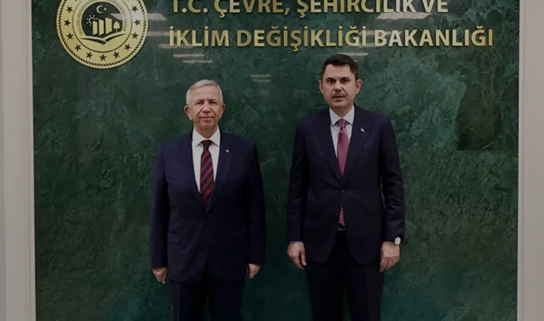 Bakan Murat Kurum, Ankara Büyükşehir Belediye Başkanı Mansur Yavaş'ı kabul