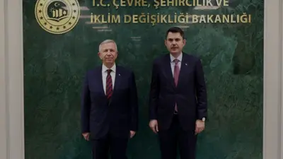 Bakan Murat Kurum, Ankara Büyükşehir Belediye Başkanı Mansur Yavaş'ı kabul