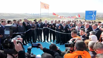 Çankırı’da inşa edilen Kurşunlu-Korgun kara yolunun açılış töreninde konuşan Ulaştırma