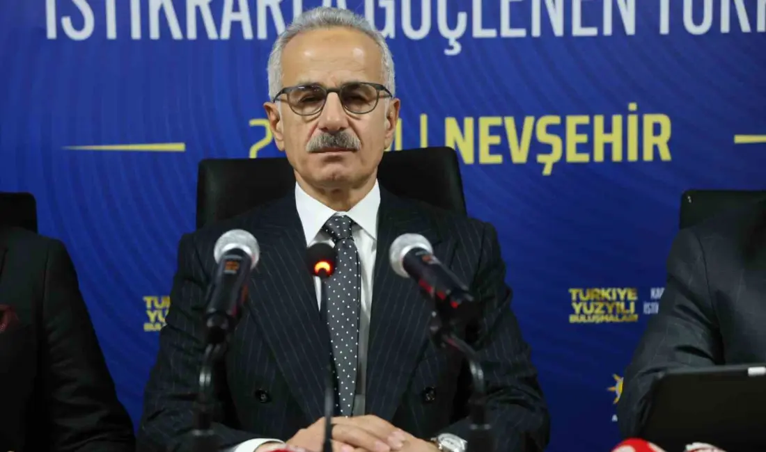 Ulaştırma ve Altyapı Bakanı Abdulkadir Uraloğlu, “Terörsüz Türkiye” hedefinin Türkiye’nin