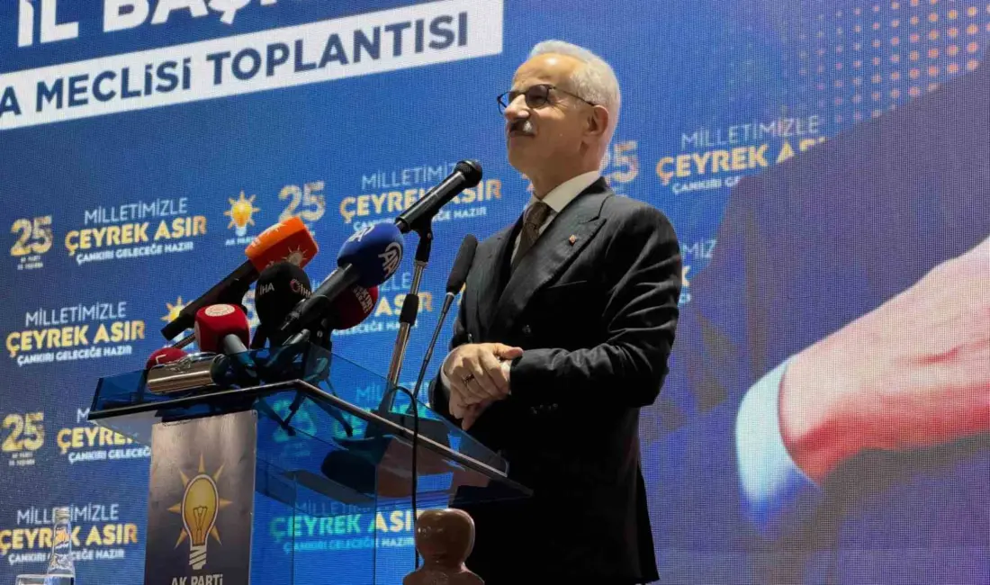 Ulaştırma ve Altyapı Bakanı Abdulkadir Uraloğlu, “Türkiye’de 355 milyar dolarlık