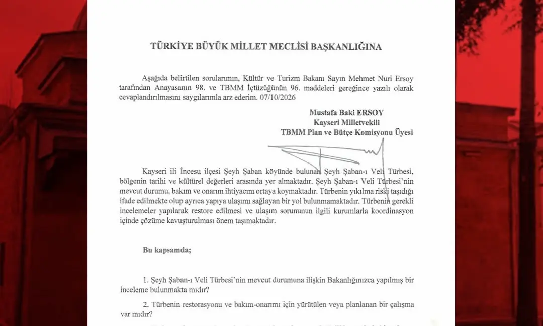 Milliyetçi Hareket Partisi (MHP) Kayseri Milletvekili Baki Ersoy, İncesu ilçesinin