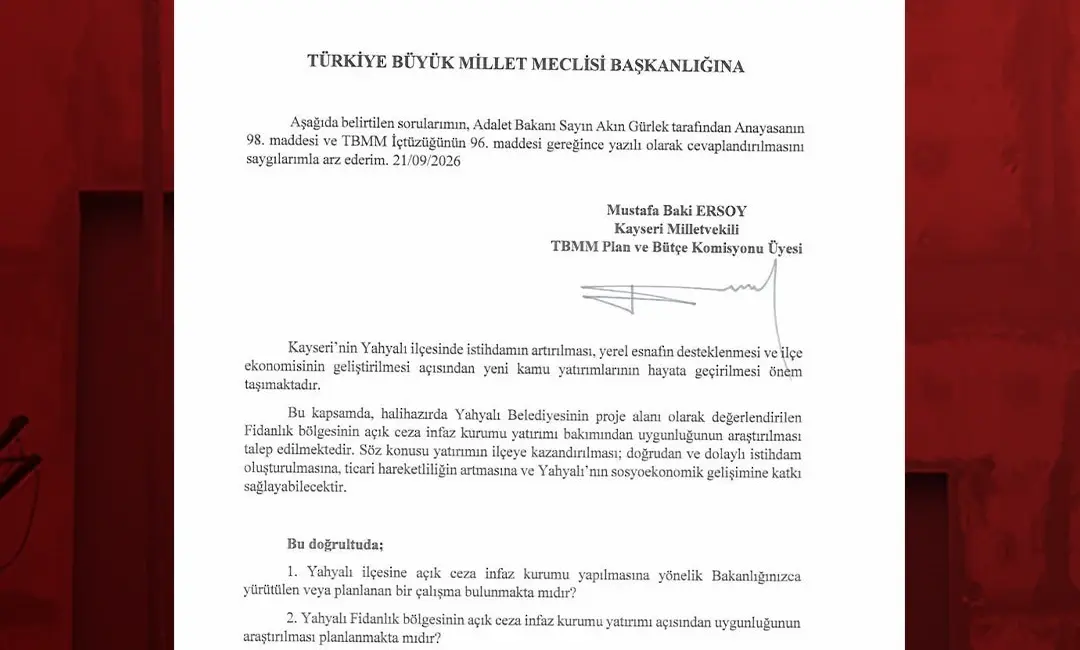Milliyetçi Hareket Partisi (MHP) Kayseri Milletvekili Baki Ersoy; Yahyalı ilçesinde
