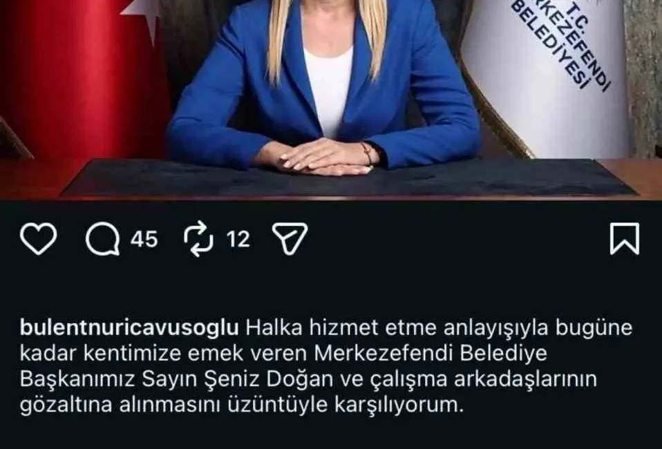 Denizli Büyükşehir Belediye Başkanı Bülent Nuri Çavuşoğlu, Merkezefendi Belediye Başkanı