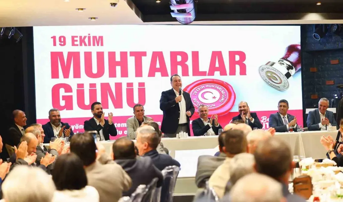 Manisa Büyükşehir Belediye Başkanı Besim Dutlulu, 19 Ekim Muhtarlar Günü