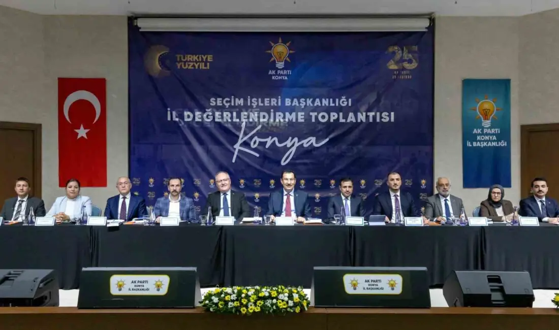 AK Parti Konya İl Başkanlığı tarafından Seçim İşleri Başkanlığı İstişare